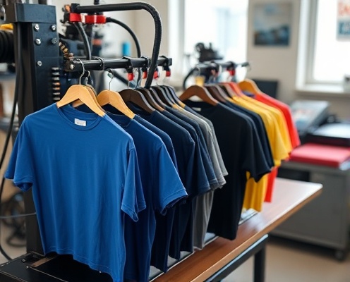 Custom t-shirt printing and logo services