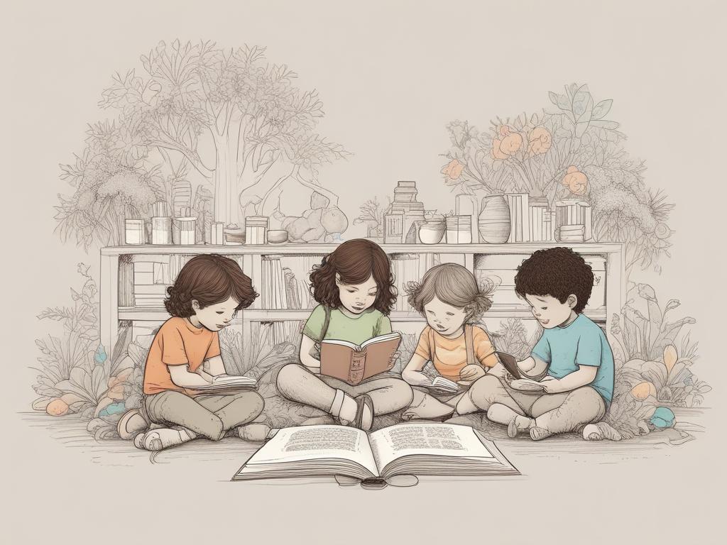 children reading, interactive learning, phonics, exploration, fun