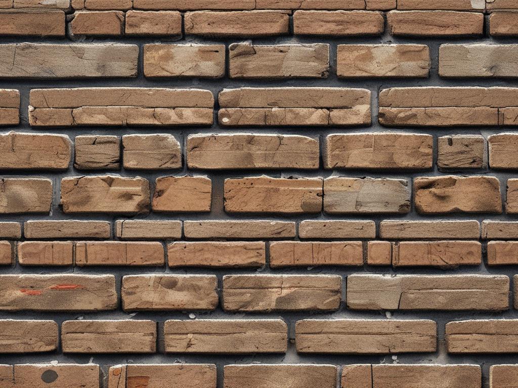 A close up shot of a masonry wall treated with