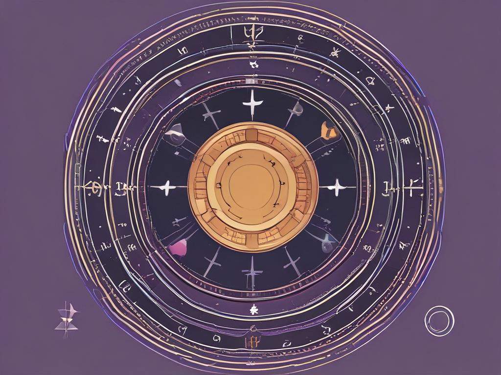 A lifelike digital companion symbolizing astrology, with vibrant colors and