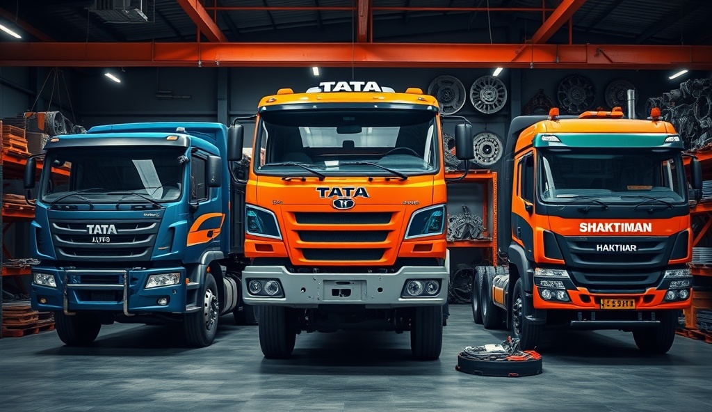 Truck spare parts workshop