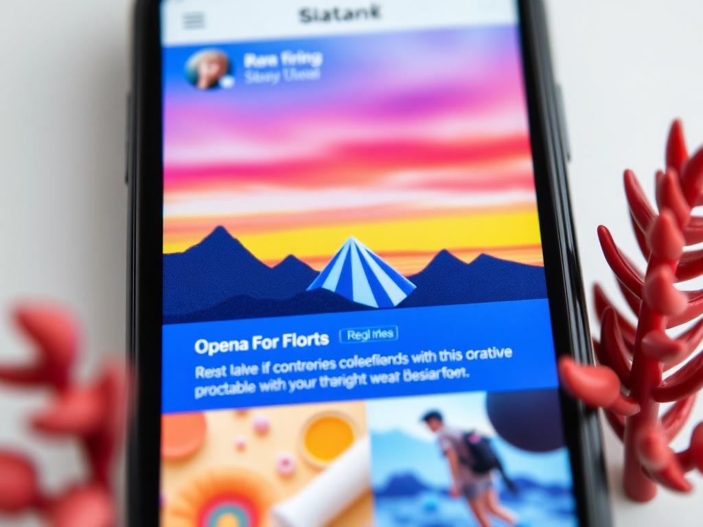 A visually appealing social media post design, showcasing an attractive layout with vibrant colors and engaging visuals. The background should be minimalistic to draw attention to the post content. This hyper-realistic image should be captured with a close-up focus, highlighting the details of the graphics and text, while ensuring the subject stands out clearly.