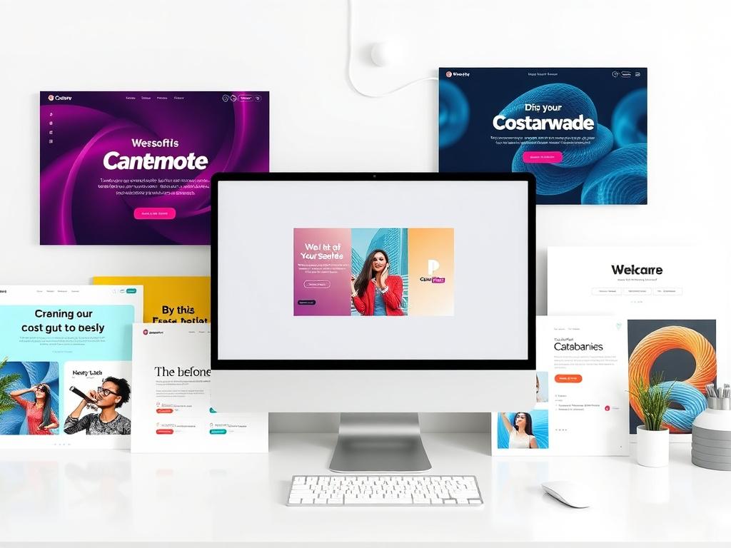 A high resolution featuring a selection of branded Canva templates