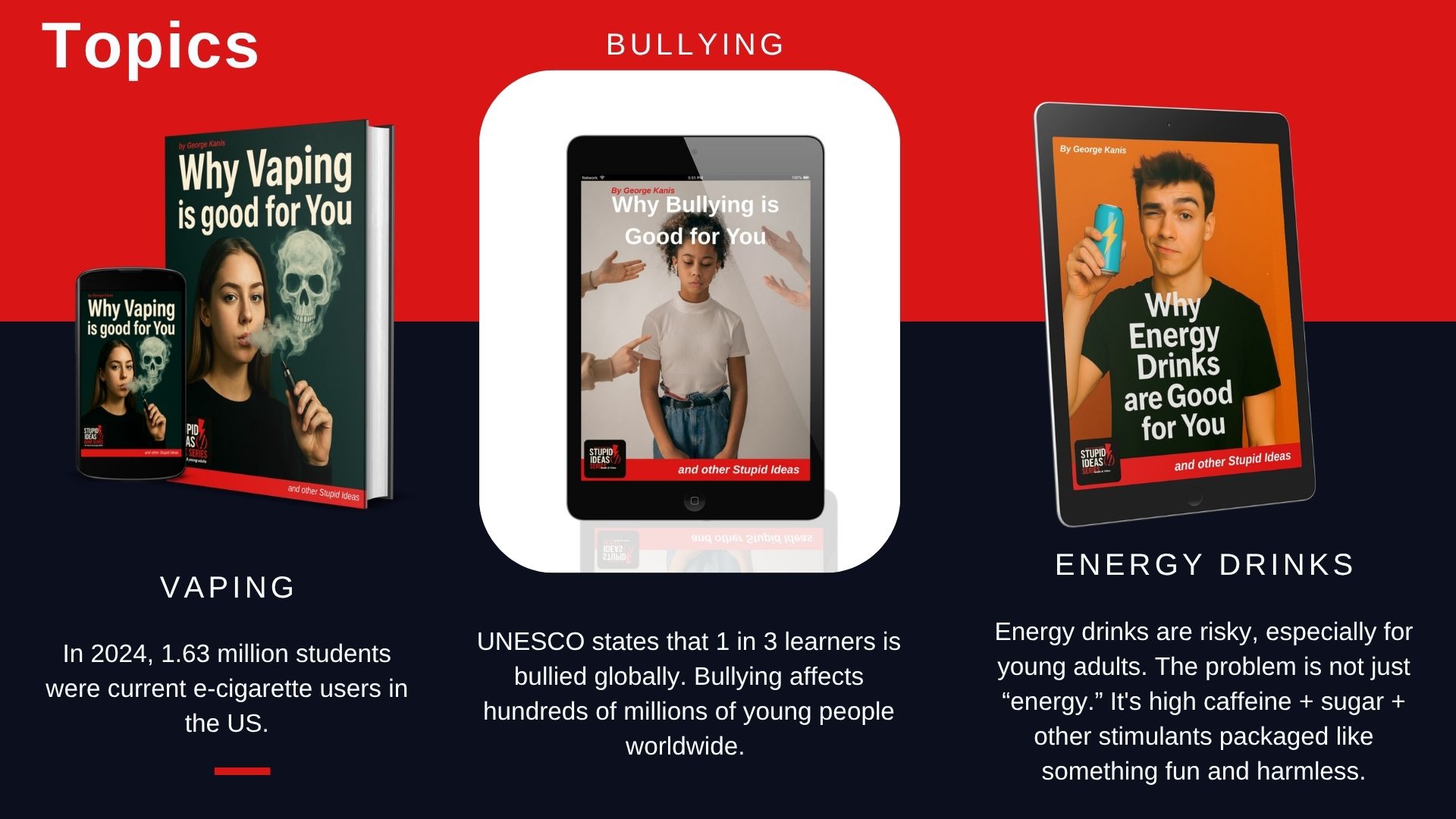 The Stupid Ideas Series - Book series by George Kanis