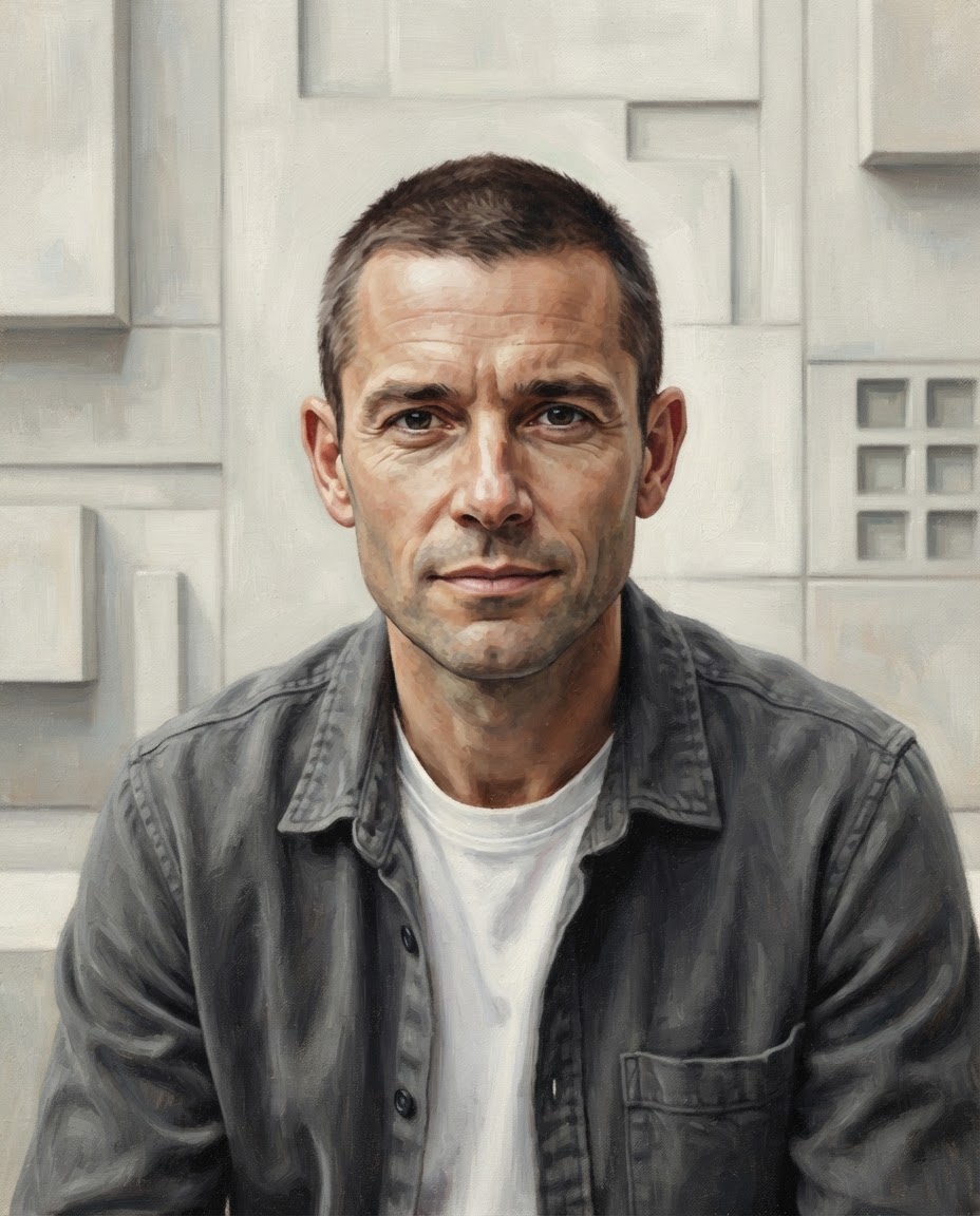 Illustrated portrait of Daniel Whitcombe, Technical Director