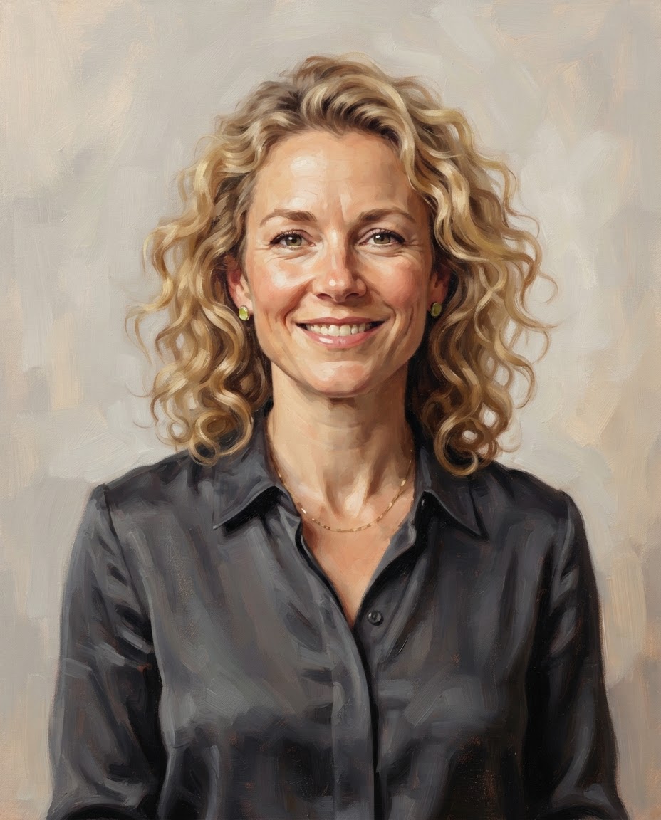 Illustrated portrait of Sophie Langford, Client Partnerships Lead