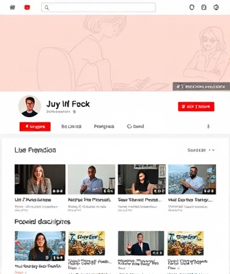 YouTube Channel Redesign - Before
