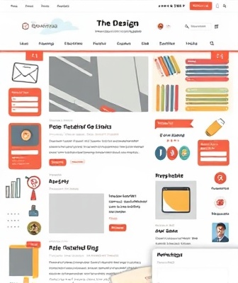 Business Blog Website Redesign - Before