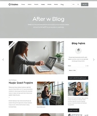 Business Blog Website Redesign - After