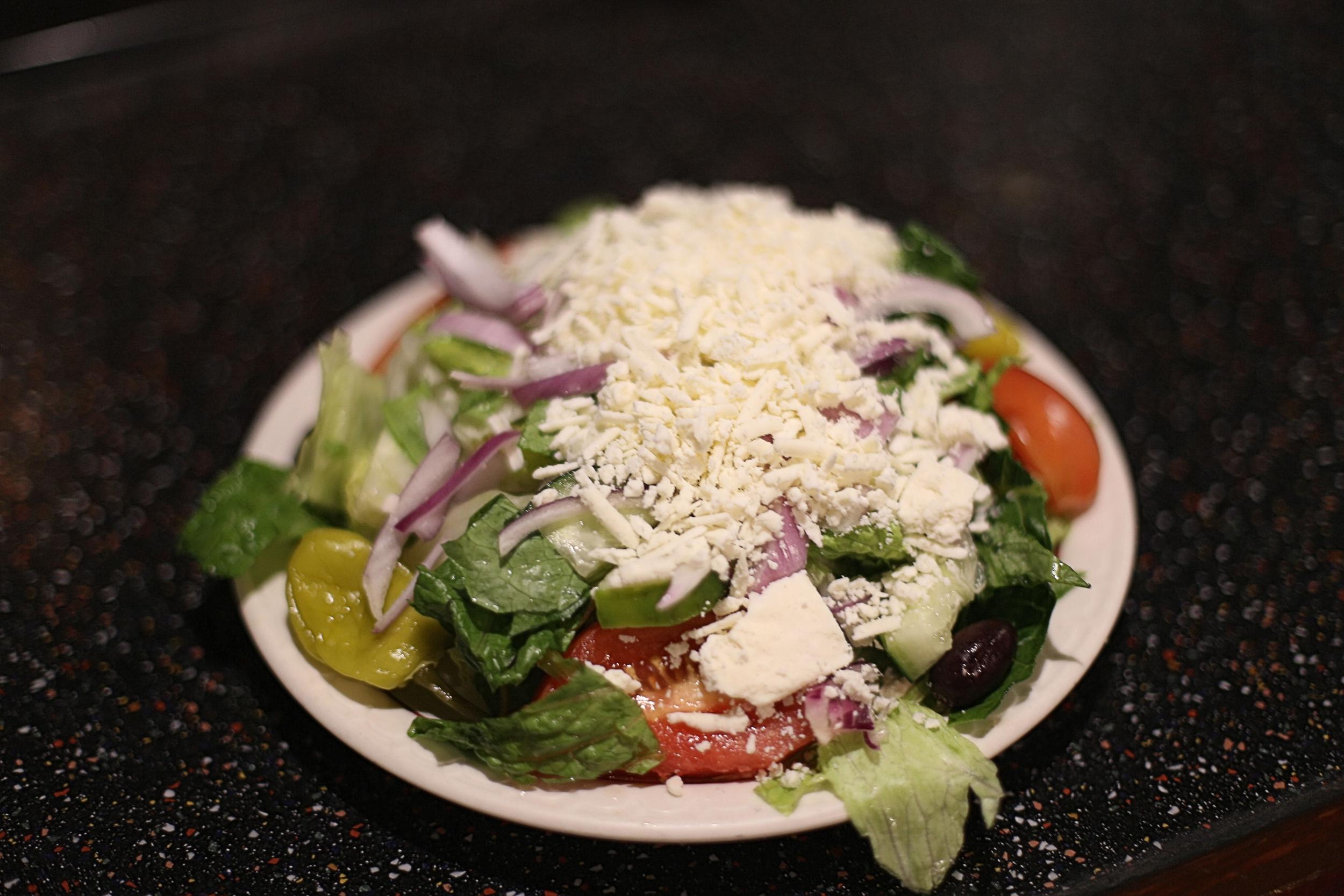 greek salads and soups