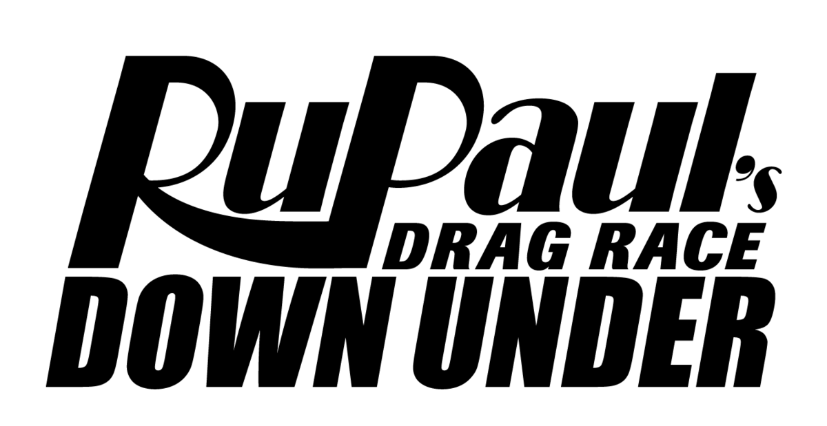 Rupau&#x27;sl Drag Race Down Under official logo — client of Ejiogbe Institute