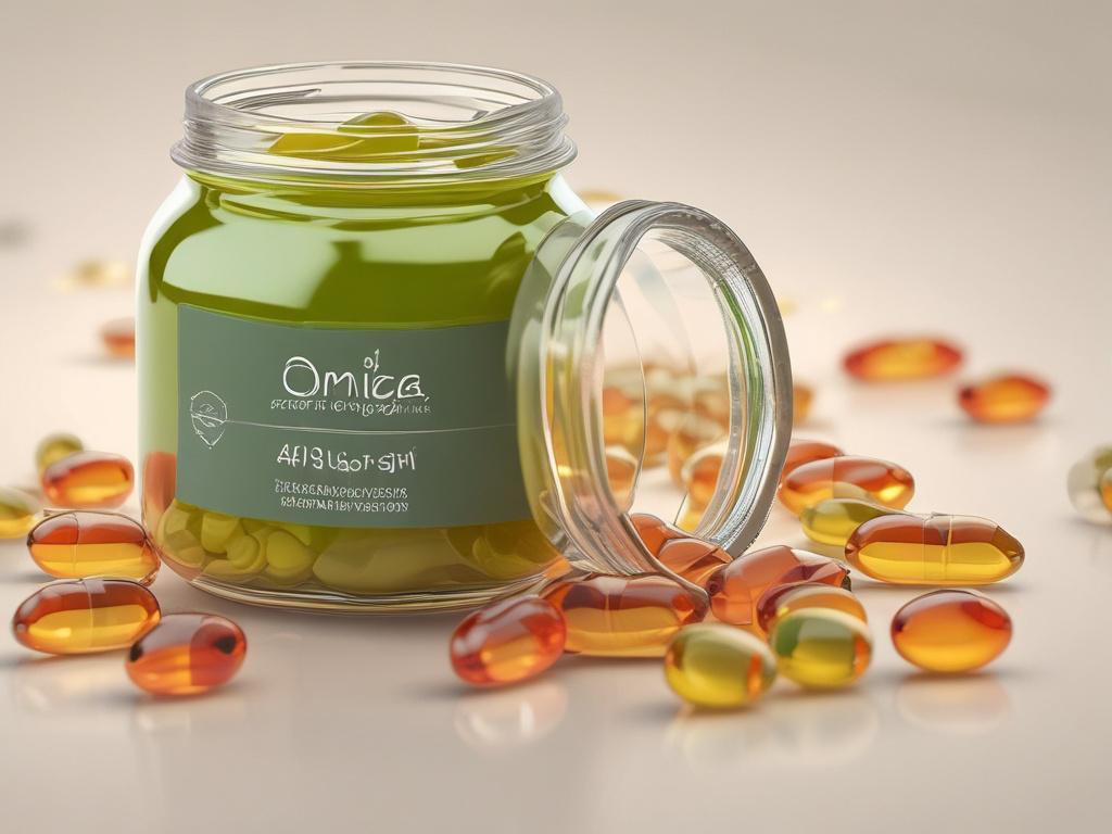 A crisp high resolution image of Revitalizing Omega 3 Capsules