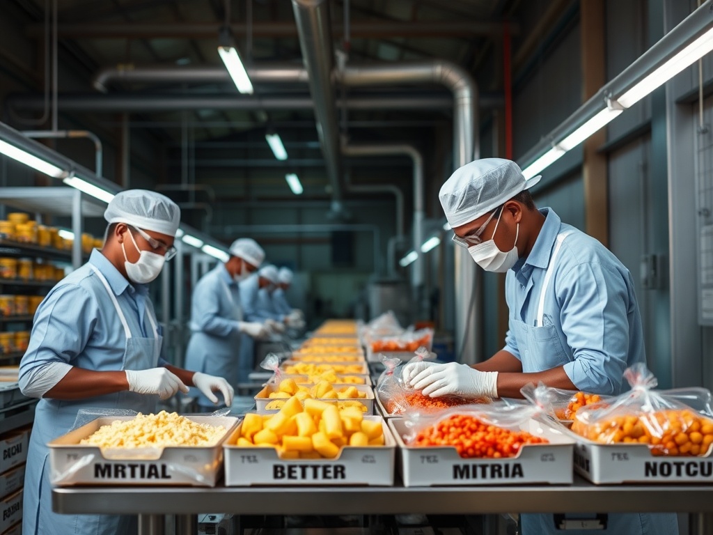 Professional food processing and packaging facility in Nigeria