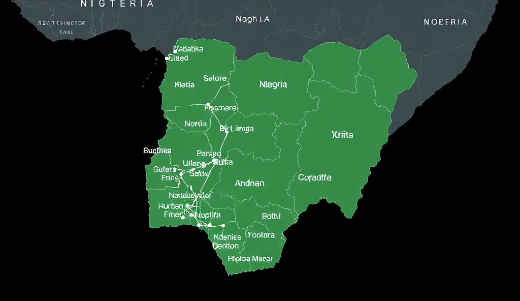 Map of Nigeria showing AAI distribution coverage across all states