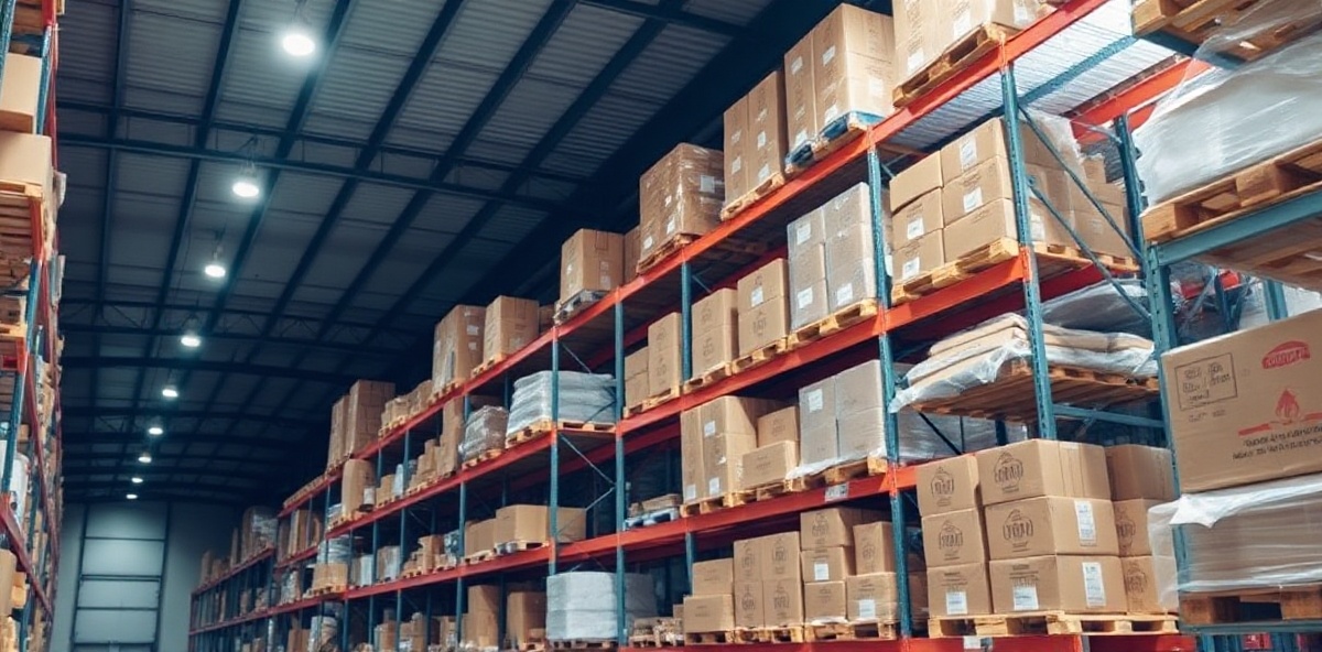 Modern warehouse storage facility