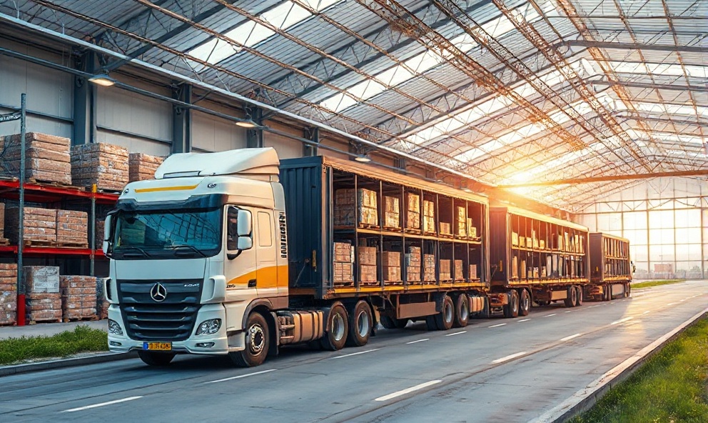 Modern agricultural logistics operation