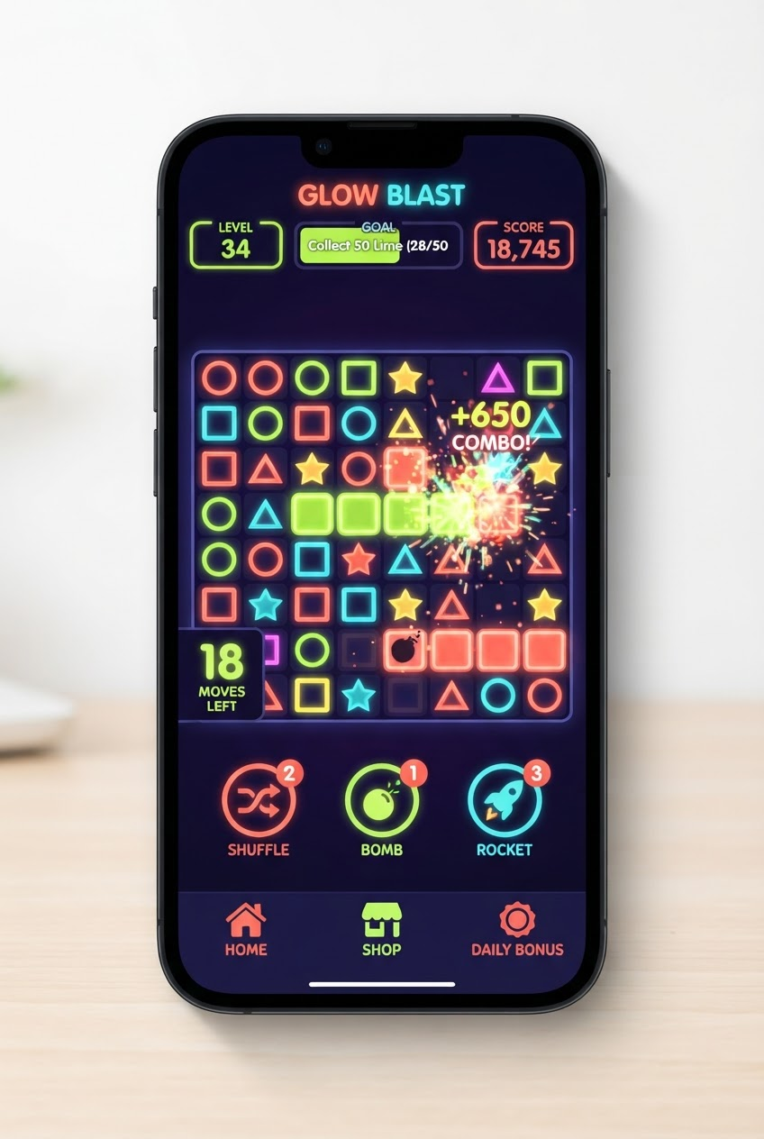 Mobile game showcase