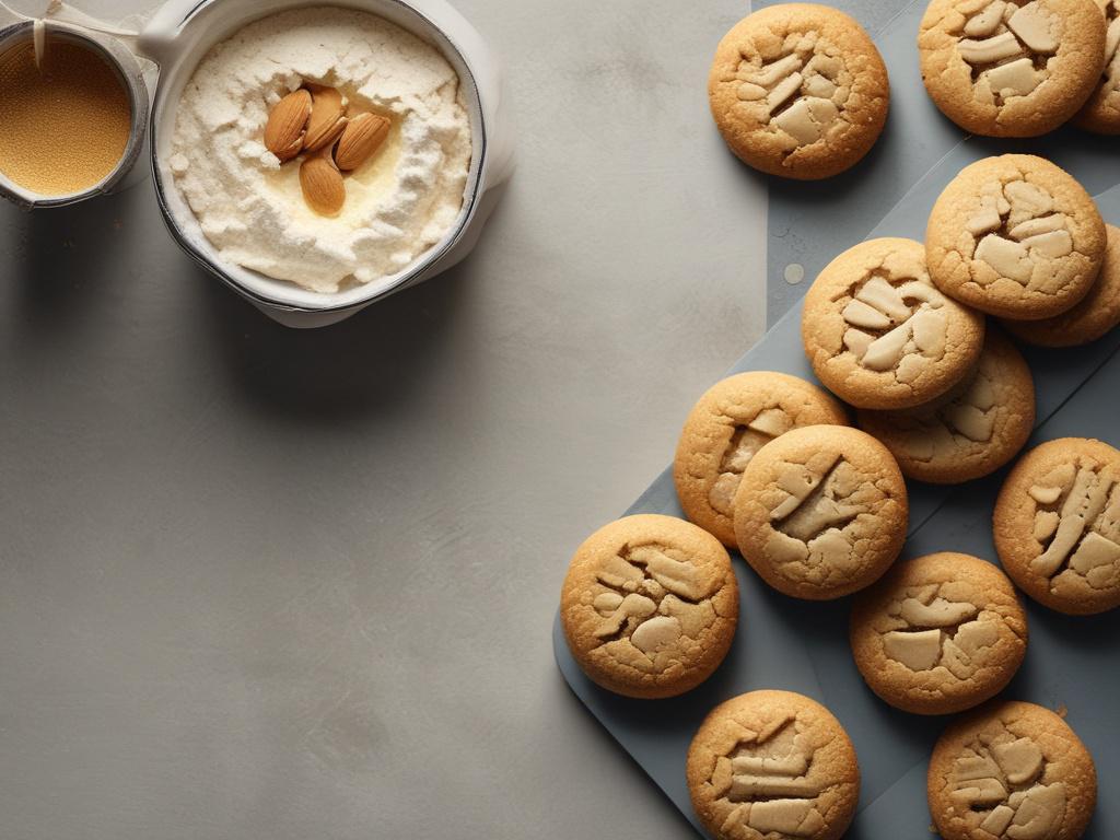 almond flour cookies, grain free, healthy snacks