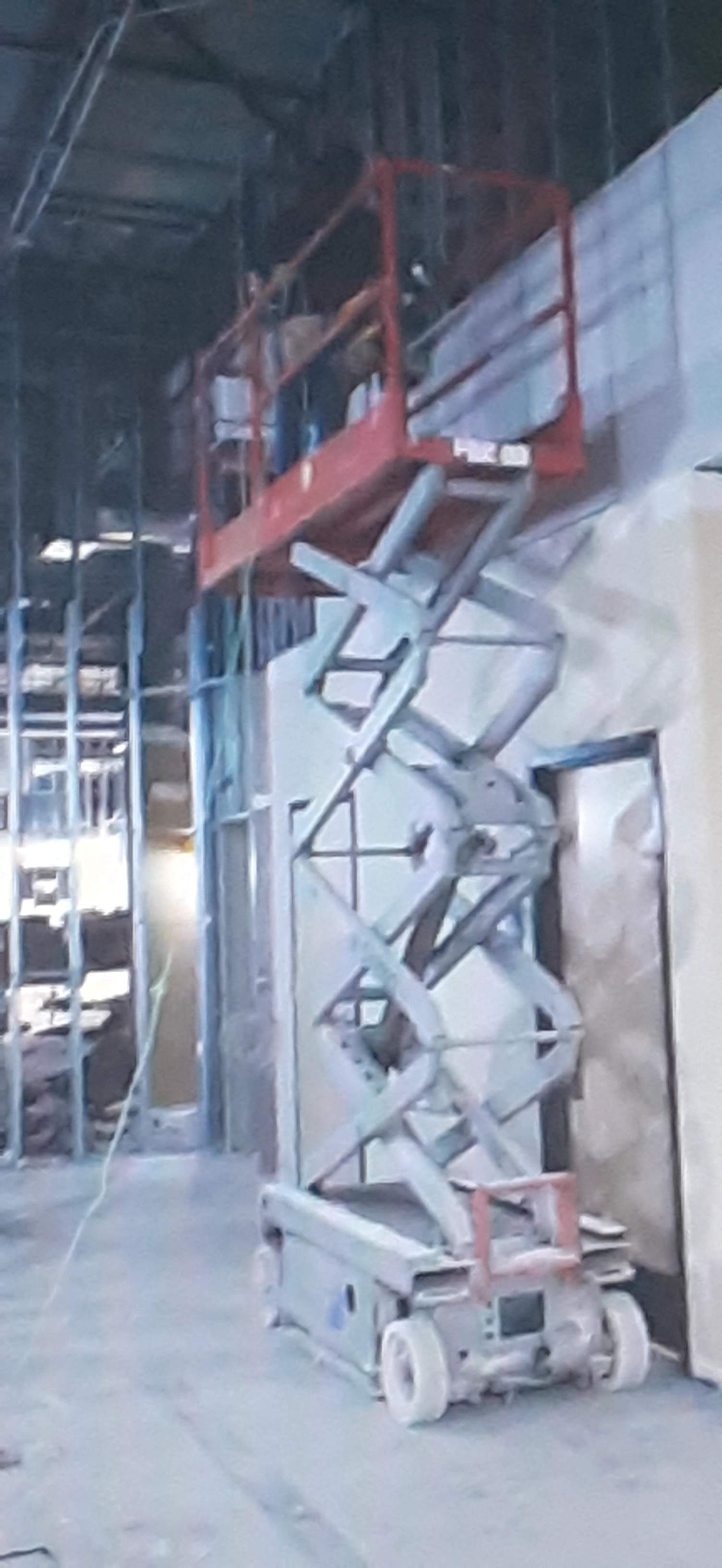 Commercial drywall installation project