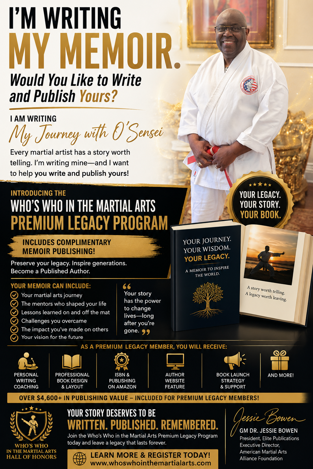 Martial Arts Memoir Writing Program