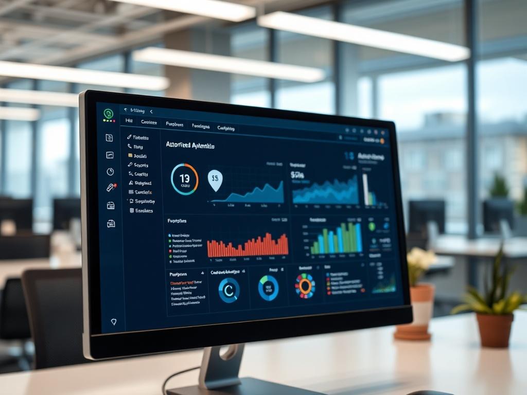 A close up shot of a computer screen displaying a