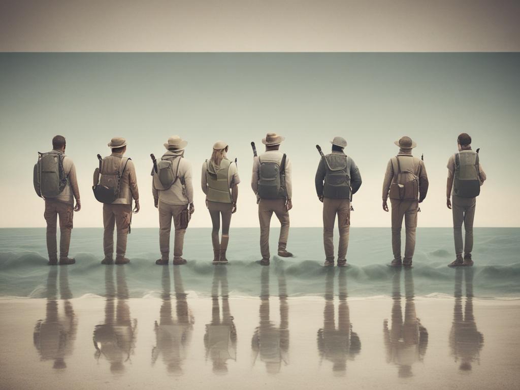 group travel, coordination, teamwork, vacation