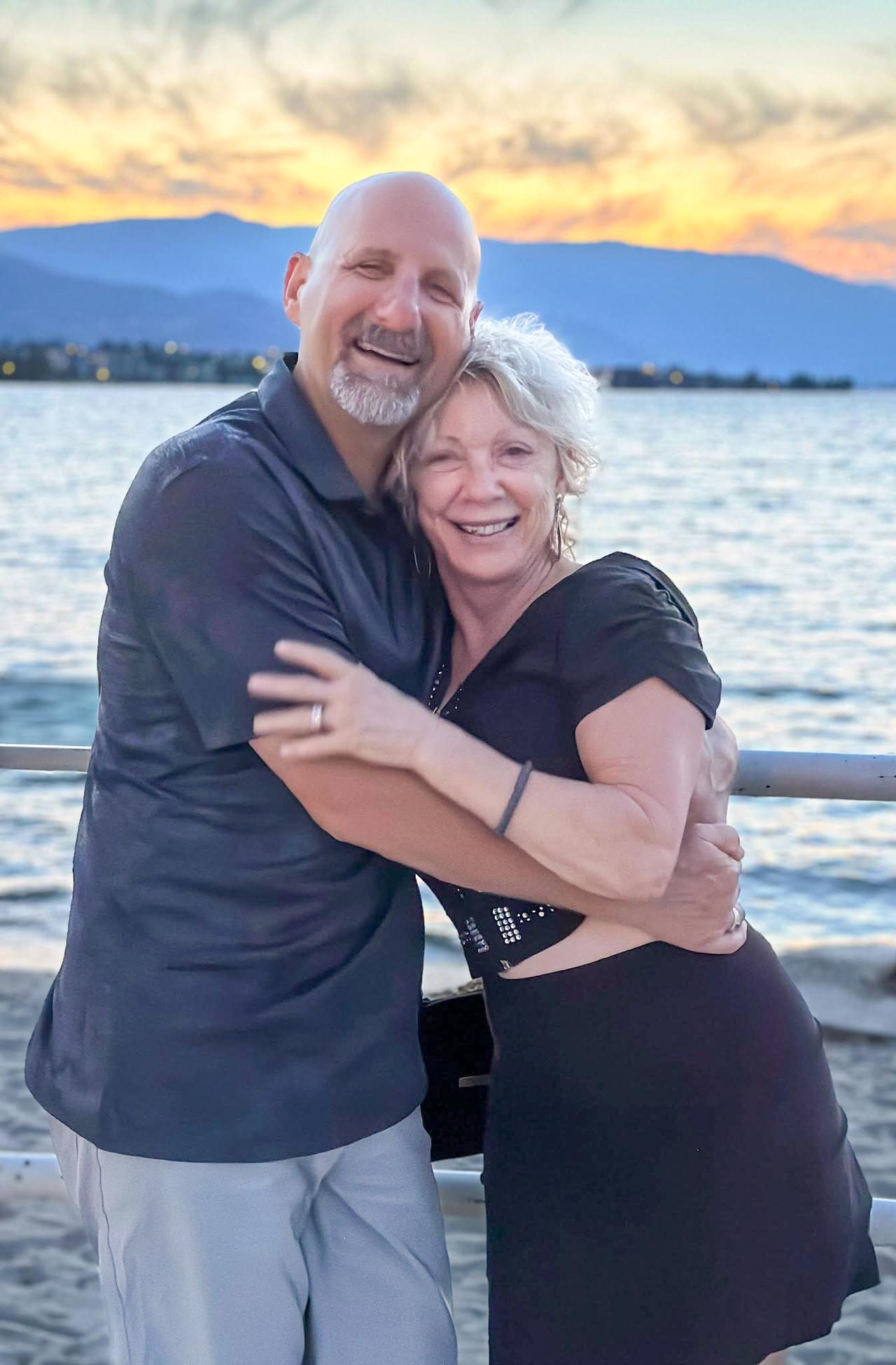 Les and Pat Bellamy in Kelowna