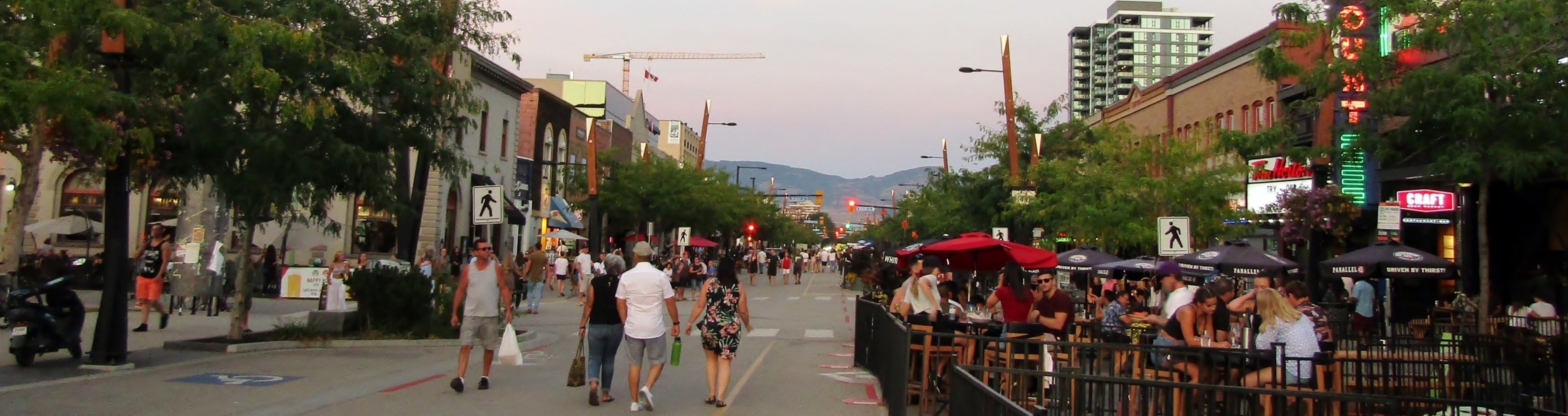 Downtown Kelowna skyline