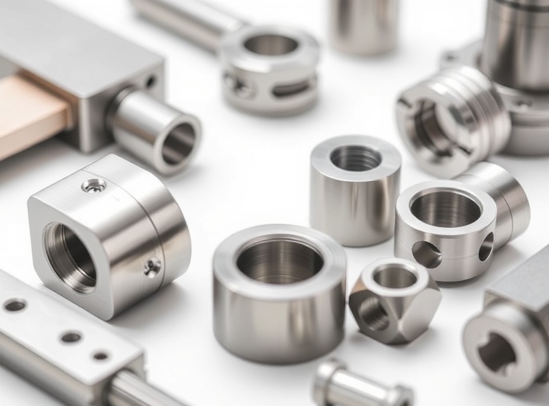 Precision machined metal parts with tight tolerances