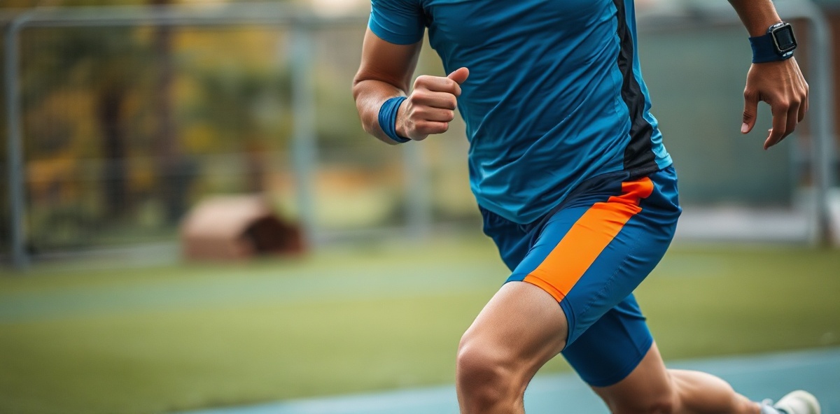 Athlete in action wearing Vanguard gear