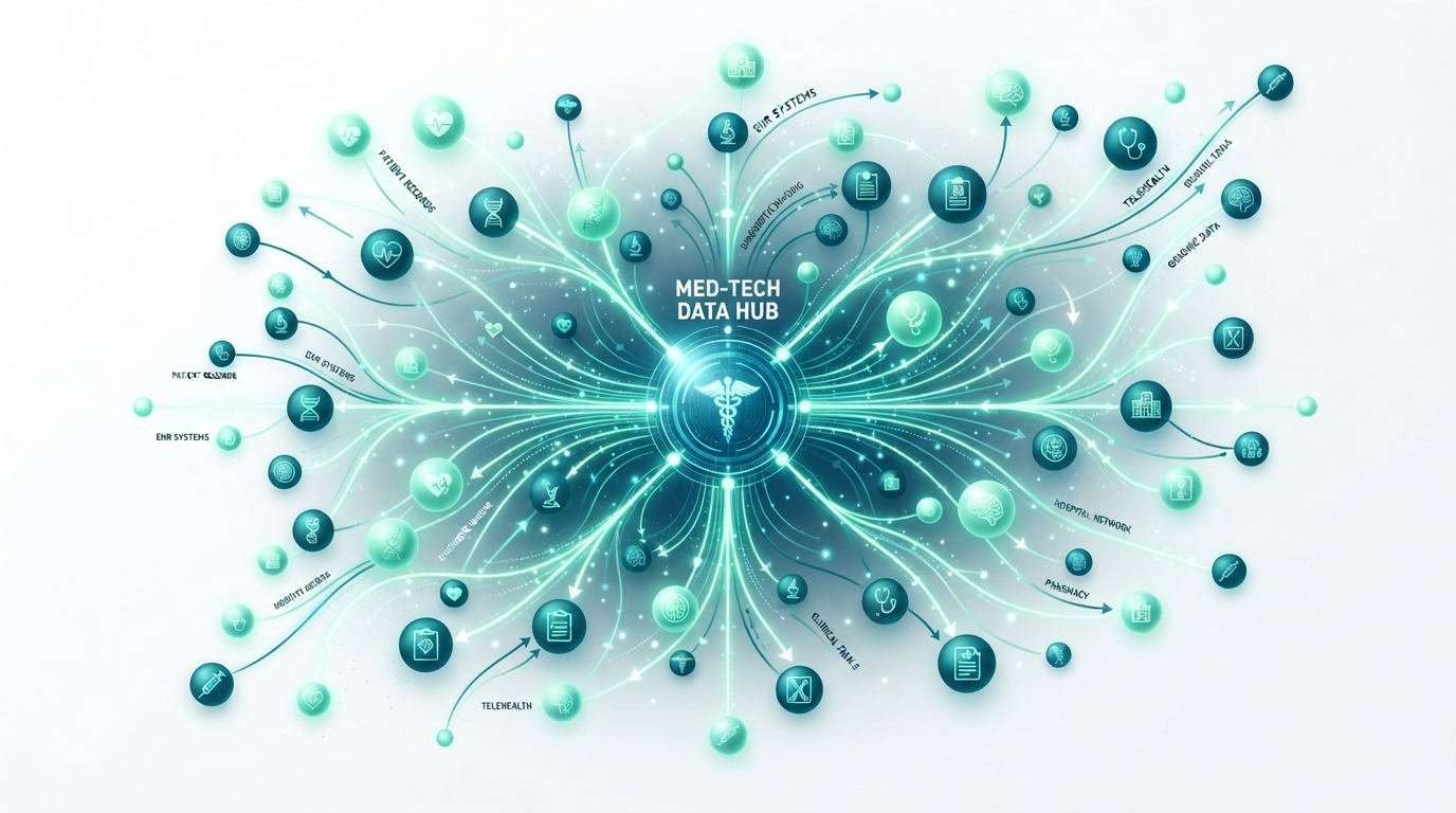 AppForge Health platform network visualization