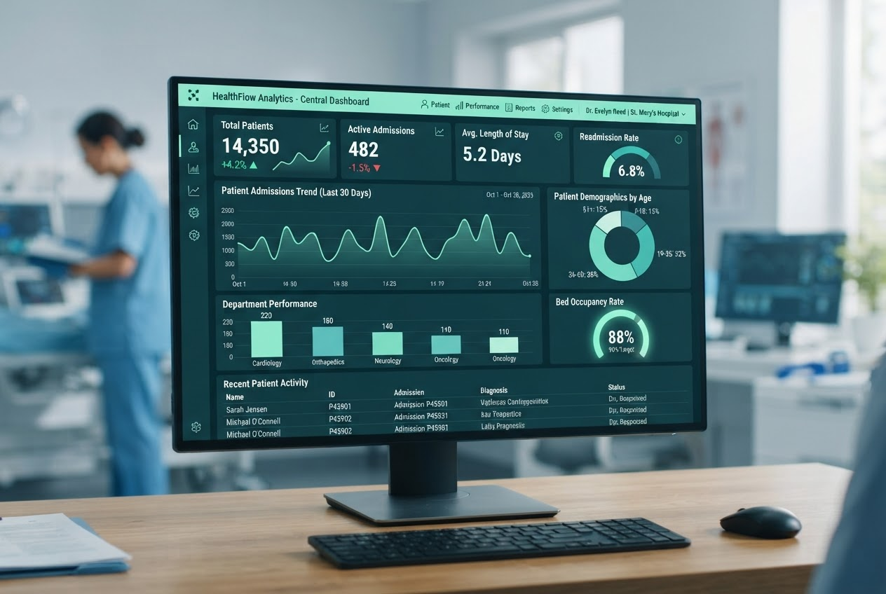 Healthcare analytics dashboard