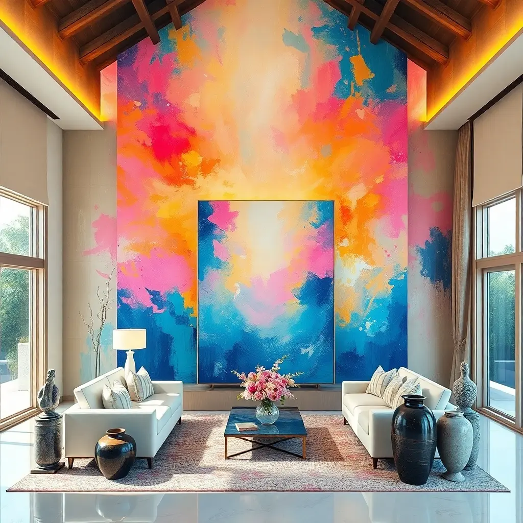 Abstract Art Living Room