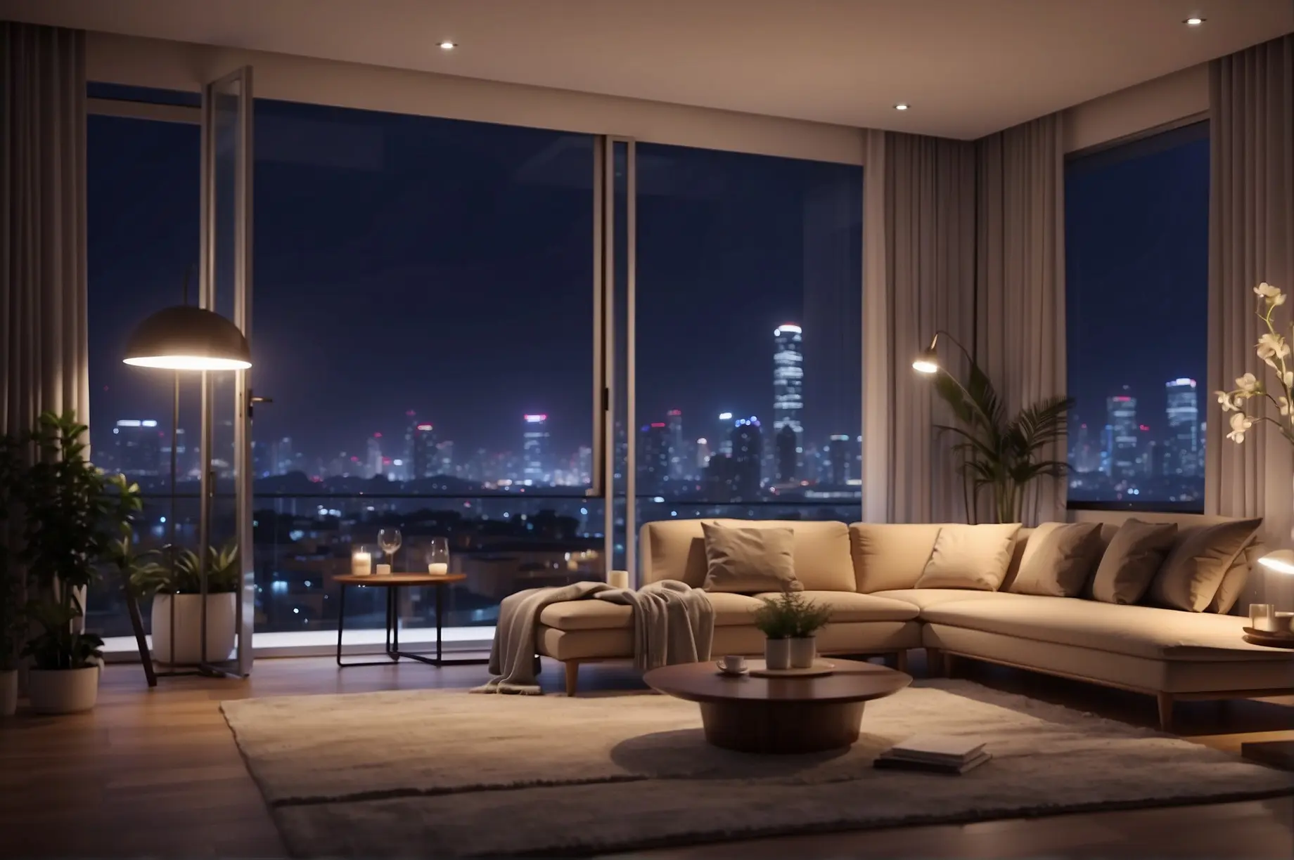 Dark Modern Luxury Lounge