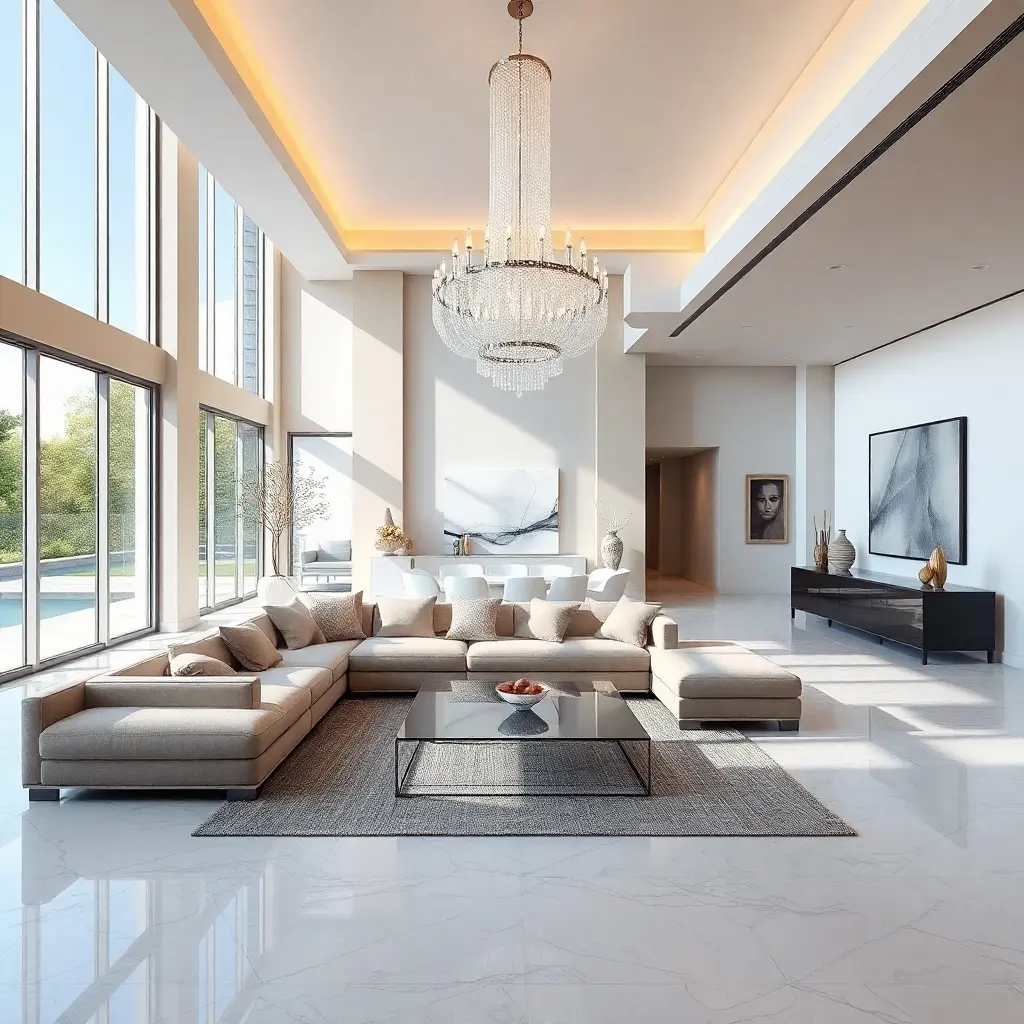 Bright Villa Living Room