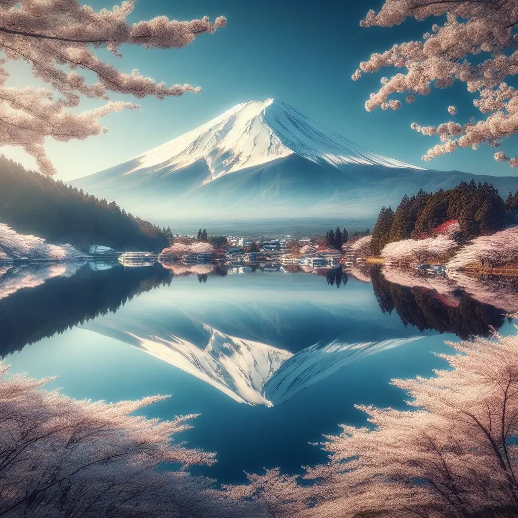 Mount Fuji Cherry Blossoms