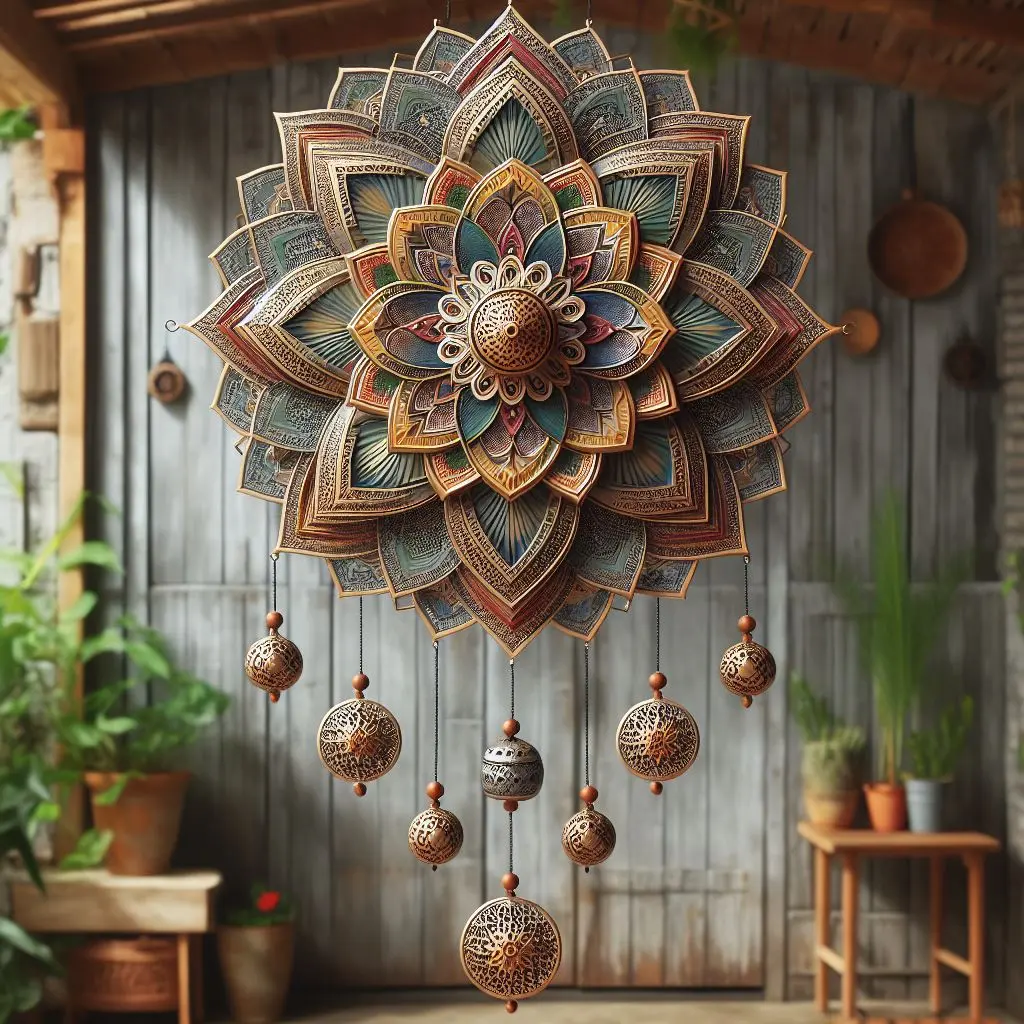 Rustic Mandala Wall Hanging