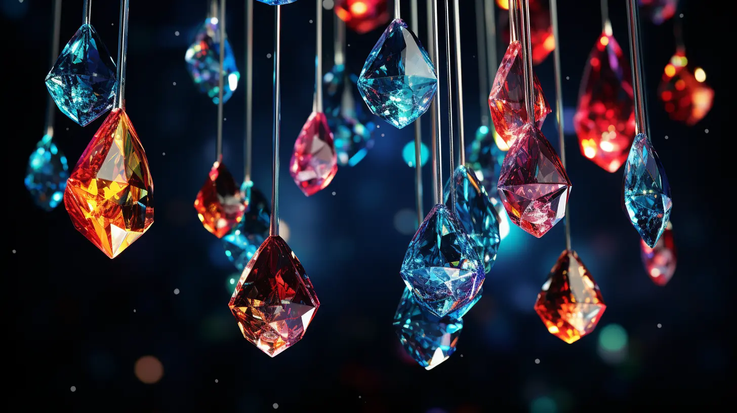 Cosmic Crystal Rain