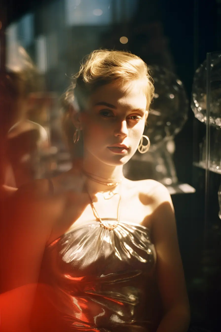 Double Exposure Woman Three