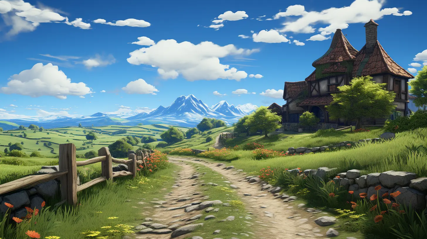 Storybook Country Road