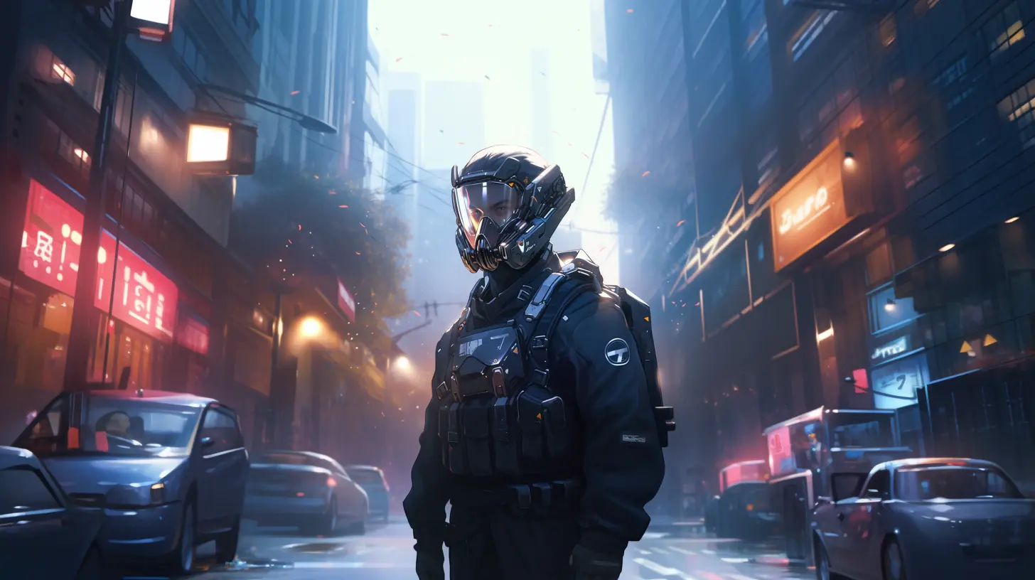 Cyborg Police Night City