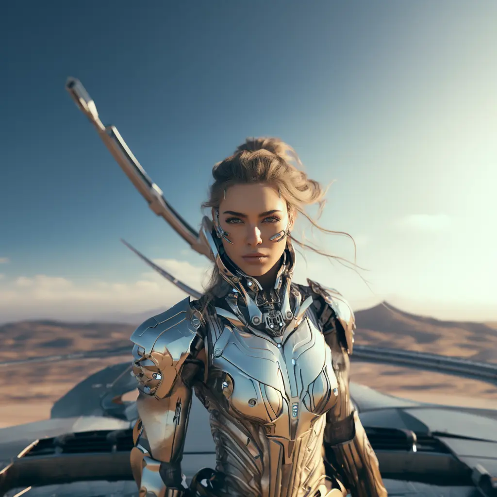 Cyborg Warrior Desert Two