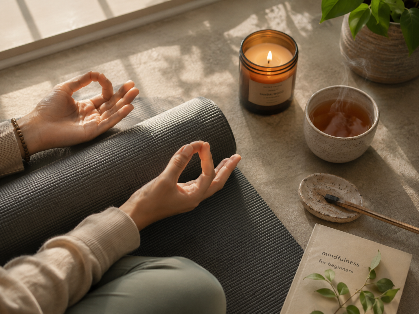 Meditation and wellness session