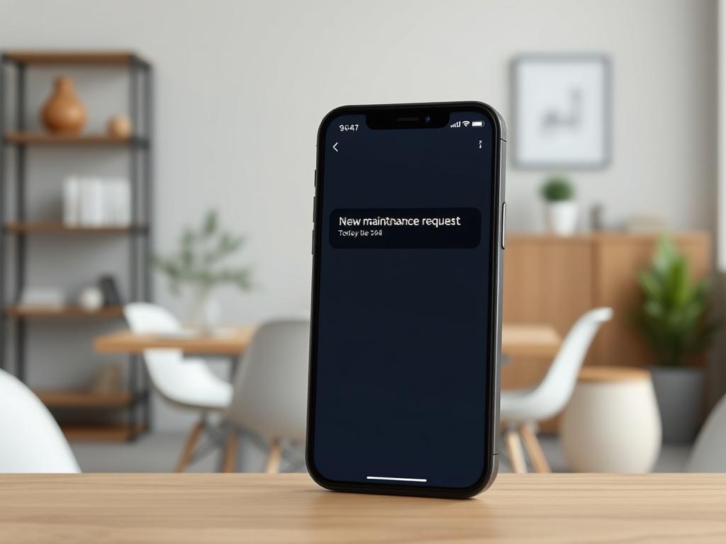 A smartphone displaying a notification from the WhispAI app about