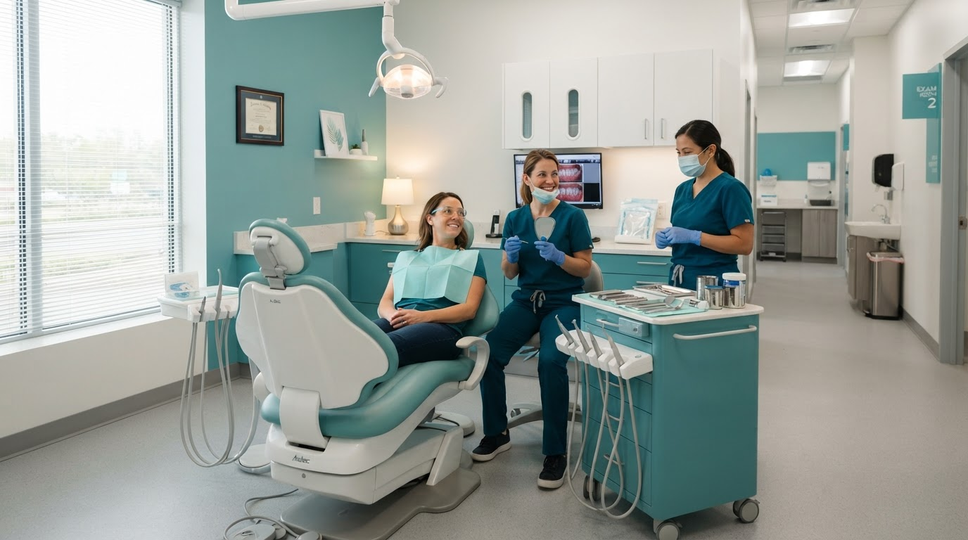 Modern dental clinic with advanced equipment for root canal treatment