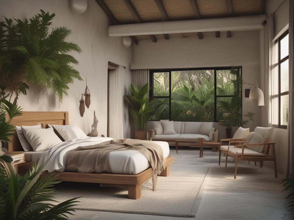 charming accommodations, Tulum, cozy room, local design
