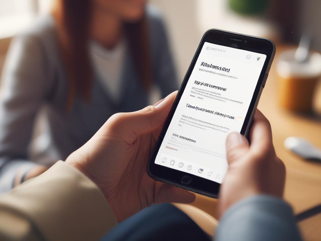 a close up shot of a person receiving an email