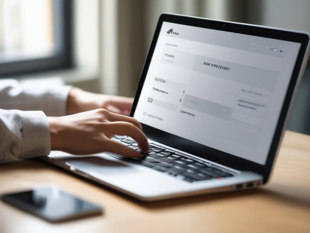 a close up shot of a person making an online