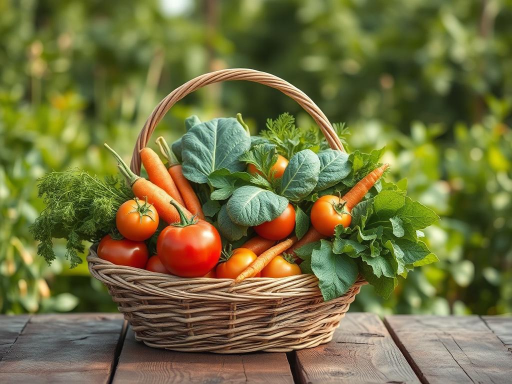 A realistic high resolution of a basket filled with a