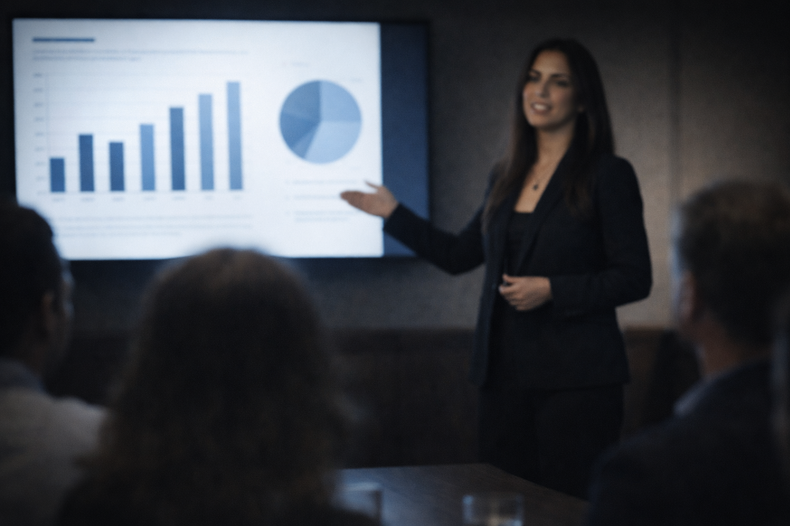 Marketing strategy presentation to a leadership team